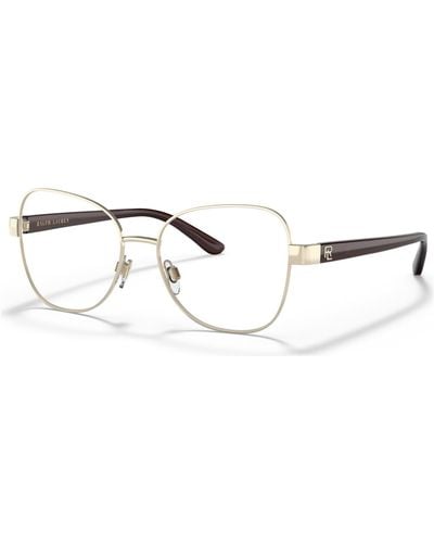 Ralph Lauren Irregular Eyeglasses - Metallic