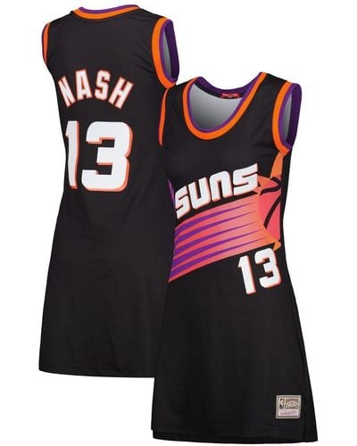 Mitchell & Ness Steve Nash Phoenix Suns 1996 Hardwood Classics Name And Number Player Jersey Dress - Black