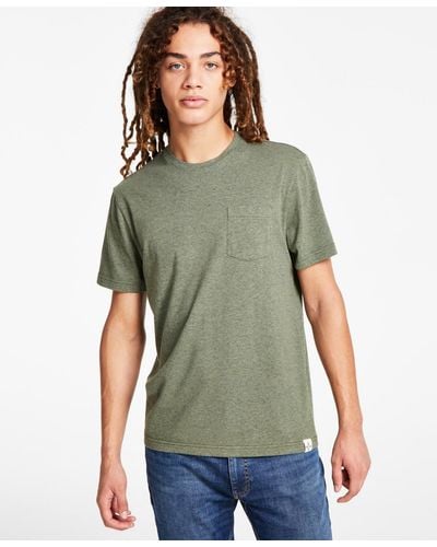 Sun & Stone Sun + Stone Regular-fit Jersey Slub T-shirt - Green
