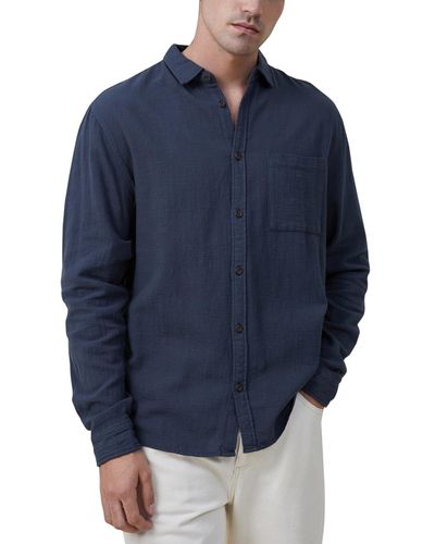 Cotton On Portland Long Sleeve Shirt - Blue