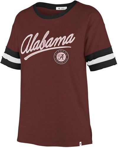 '47 '47 Alabama Tide Dani Retro Slub T-shirt - Red