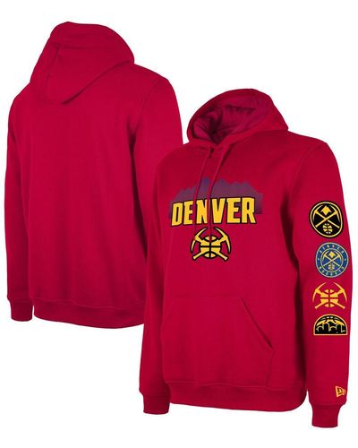 KTZ Denver nuggets Big And Tall 2023/24 City Edition Jersey Pullover Hoodie - Red