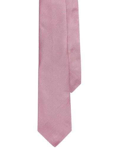 Polo Ralph Lauren Pin Dot Silk Tie - Pink