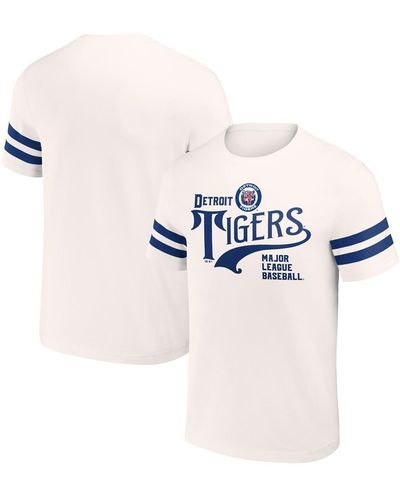 Fanatics Darius Rucker Collection By Detroit Tigers Yarn Dye Vintage-like T-shirt - White