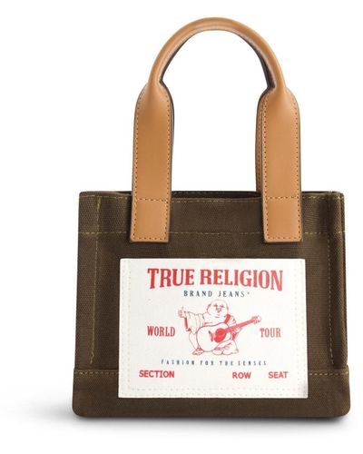 True Religion Mini Tote - White