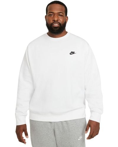 Nike Sportswear Club Fleece Crew - White