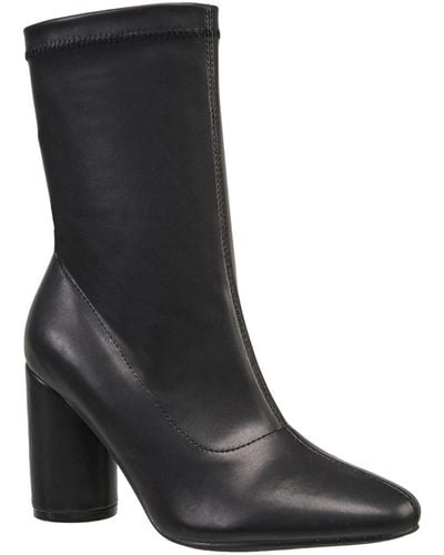French Connection Joselyn Platform Heel Boots - Black