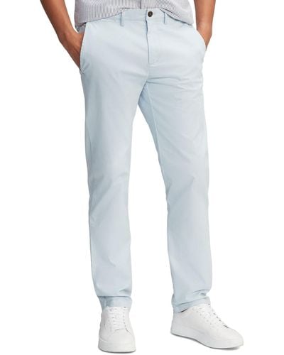 Tommy Hilfiger Straight-fit Denton Flex Chino Pants - Blue