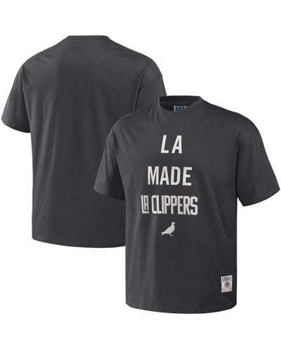 Staple Nba X La Clippers Heavyweight Oversized T-shirt - Black