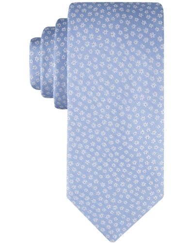 Tommy Hilfiger Mini-floral Tie - Blue
