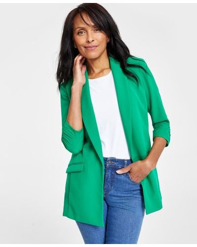 INC International Concepts Wear Blazer - Green