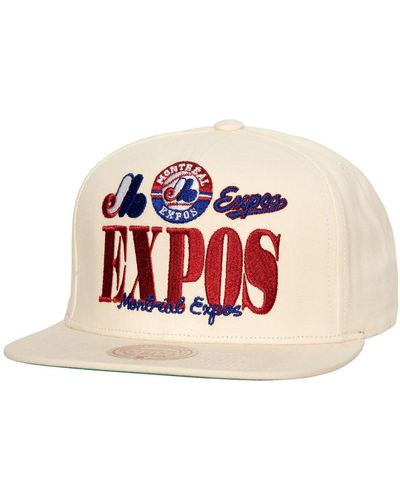 Mitchell & Ness Montreal Expos Reframe Retro Snapback Hat - Natural