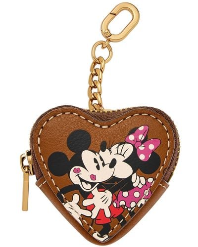 Fossil Disney Coin Pouch Keychain - Pink