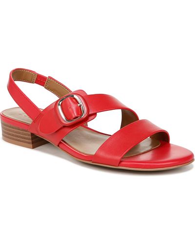 Naturalizer Meesha Slingback Sandals - Red