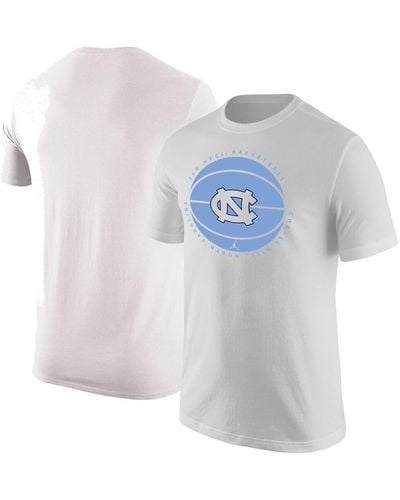 Nike North Carolina Tar Heels Basketball Logo T-shirt - White