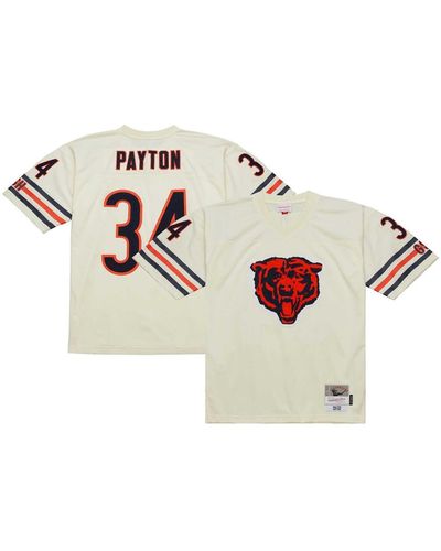 Mitchell & Ness Walter Payton Chicago Bears Chainstitch Legacy Jersey - White