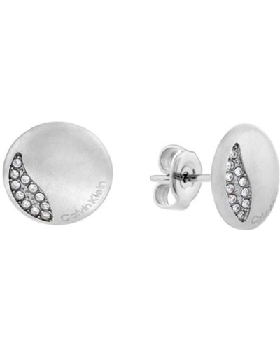 Calvin Klein Stainless Steel Earrings - White
