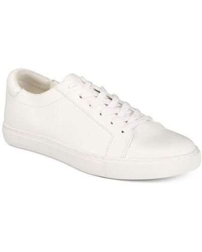 Kenneth Cole Kam Lace-up Leather Sneakers - White