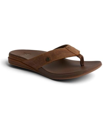 Reef Cushion Lux Slip-on Sandals - Brown