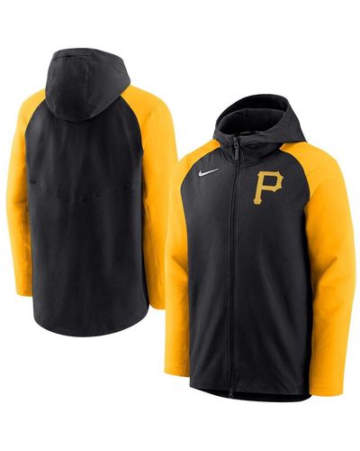 Nike Pittsburgh Pirates Mens Black Hot Jacket Short Sleeve Jacket