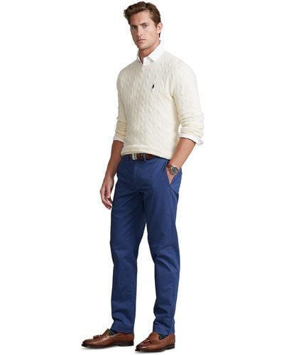 Polo Ralph Lauren Stretch Straight Fit Chino Pants - Blue