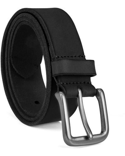 Timberland 35mm Classic Jean Leather Belt - Black