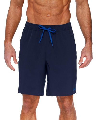 Reebok 9" Athlete Volley Swim Shorts - Blue