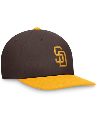Nike Brown/gold San Diego Padres Evergreen Two-tone Snapback Hat - Multicolor