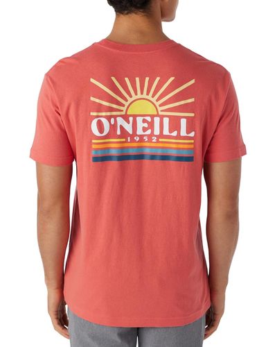 O'neill Sportswear Sun Supply Standard Fit T-shirt - Red