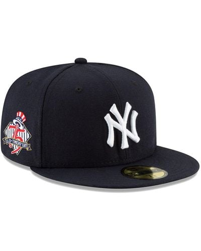 KTZ New York Yankees 2023 75th Old-timers' Day Authentic Collection On-field 59fifty Fitted Hat - Blue