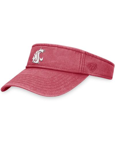Top Of The World Washington State Cougars Terry Adjustable Visor - Red