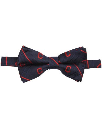 Eagles Wings Cleveland Indians Oxford Bow Tie - Blue