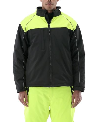 Refrigiwear Two-tone Hivis Insulated Jacket - Green
