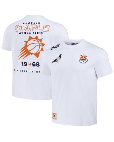 Staple Nba X Distressed Phoenix Suns Home Team T-shirt - White