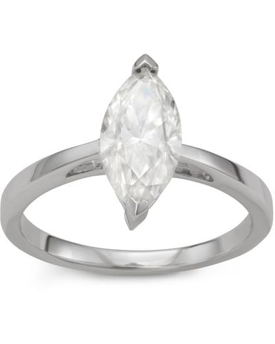 Charles & Colvard Moissanite Marquise Solitaire Ring (1 3/4 Ct. T.w. Diamond Equivalent - White