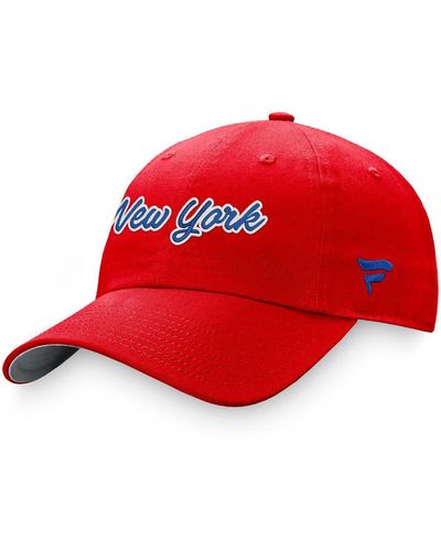 Fanatics New York Rangers Breakaway Adjustable Hat - Red