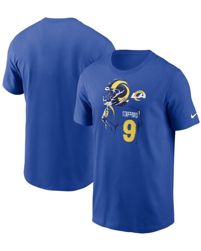 Nike Matthew Stafford Los Angeles Rams Player Graphic T-shirt - Blue