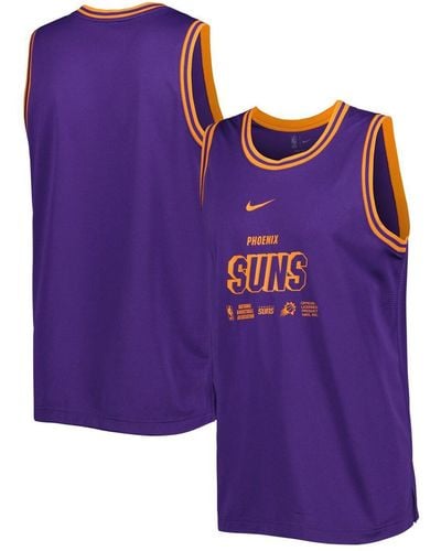 Nike Phoenix Suns Courtside Dna Performance Tank Top - Purple