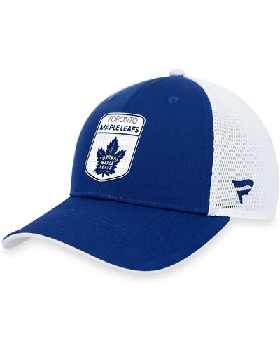 Fanatics Toronto Maple Leafs 2023 Nhl Draft On Stage Trucker Adjustable Hat - Blue