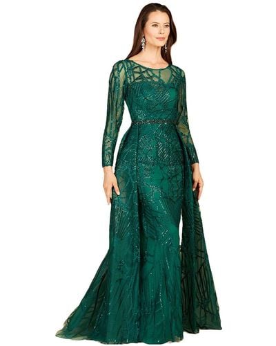 Lara Gorgeous Overskirt Dress - Green