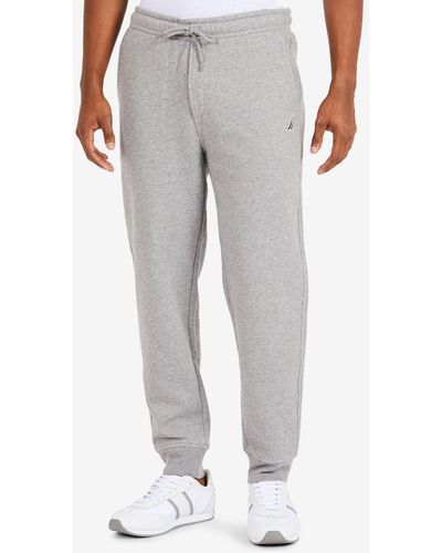 Nautica Classic-fit Super Soft Knit Fleece jogger Pants - Gray