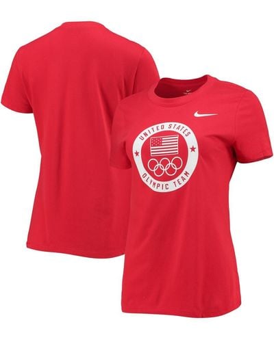 Nike Team USA Grey Block Short Sleeve T Shirt