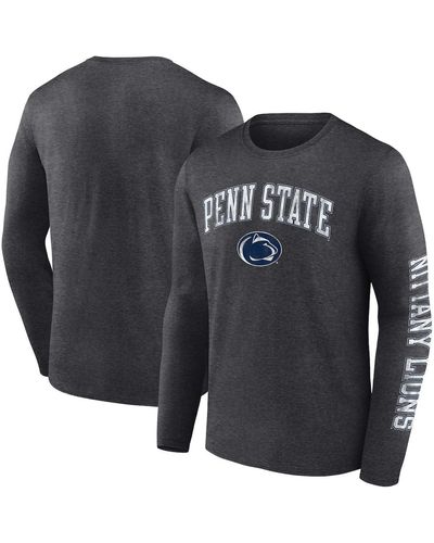 Fanatics Penn State Nittany Lions Distressed Arch Over Logo Long Sleeve T-shirt - Black