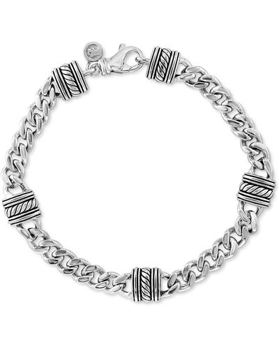 Effy Effy Rondelle & Curb Link Bracelet - Metallic