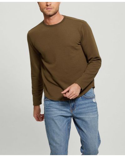Guess Textured Long-sleeve T-shirt - Multicolor
