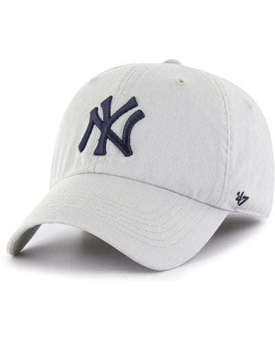 '47 New York Yankees Franchise Logo Fitted Hat - Gray