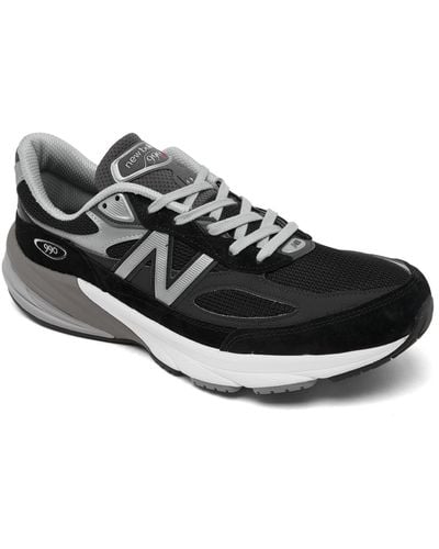 New Balance 990 V6 Running Sneakers From Finish Line - Black