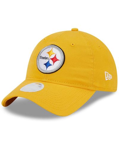 KTZ Pittsburgh Steelers Main Core Classic 2.0 9twenty Adjustable Hat - Yellow