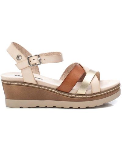 Xti Wedge Strappy Sandals By - Brown