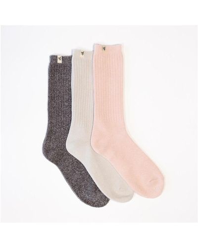 Cozy Earth H Lounge Socks - Pink
